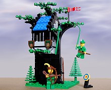 森の見張り小屋(6054)|レゴお城シリーズ - なつレゴ