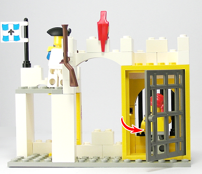 とりでの牢屋(6259)|レゴ南海の勇者 - なつレゴ